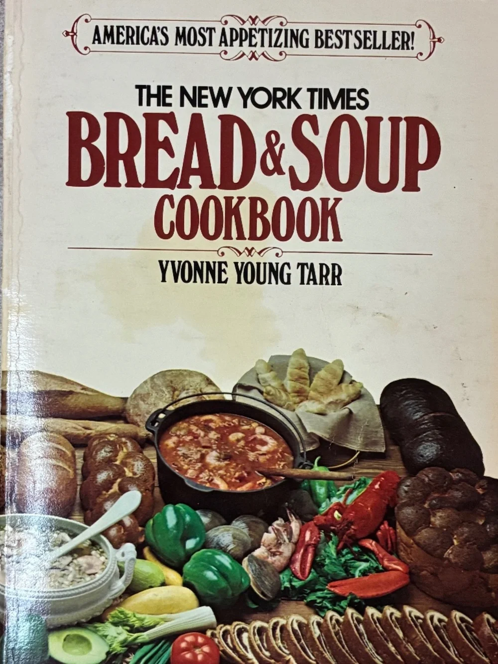 VTG 1972 The New York Times Bread & Soup Cookbook, Yvonne Young Tarr Soft Cover